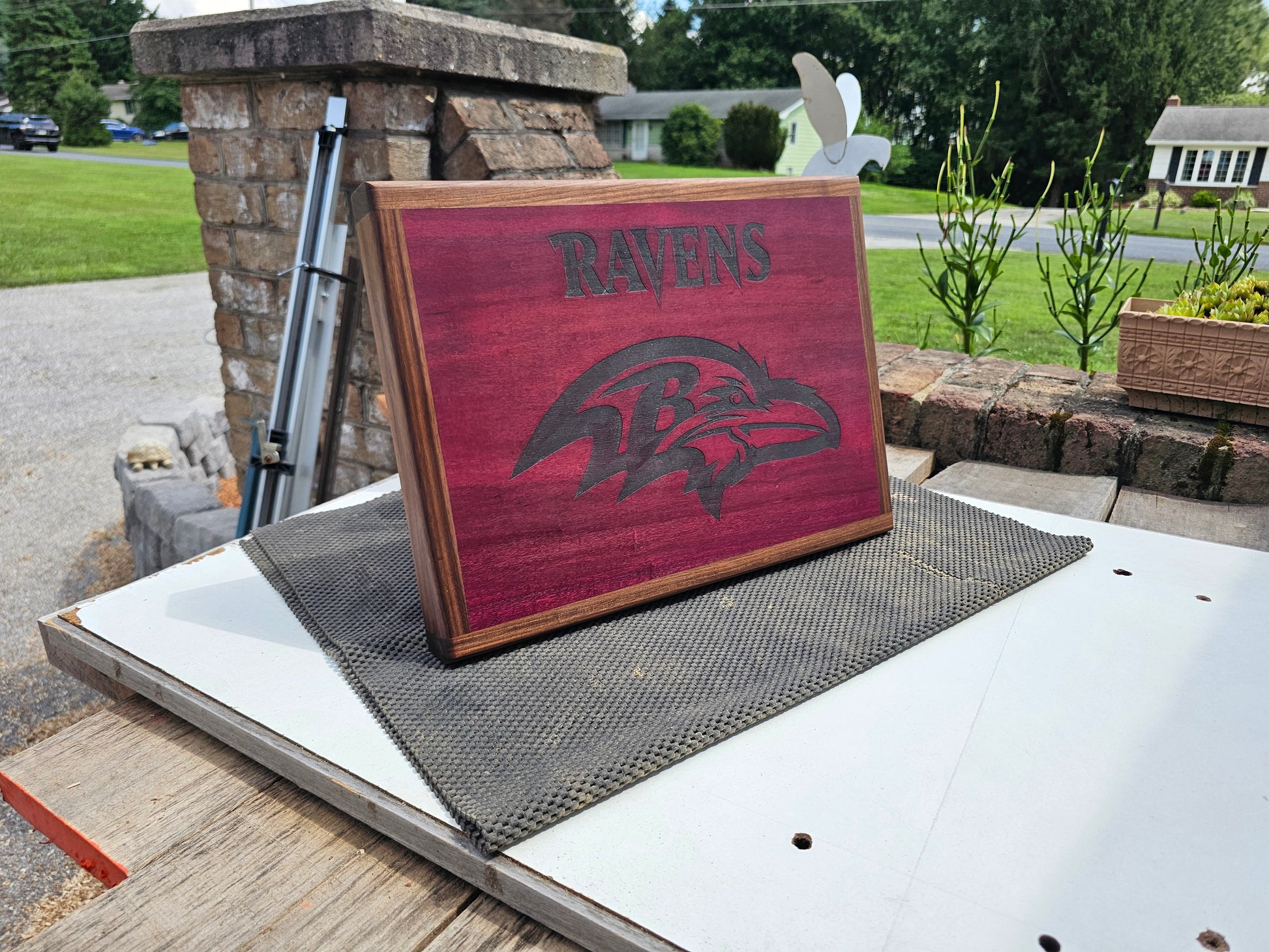 Special Order Massive Ravens Cutting Board