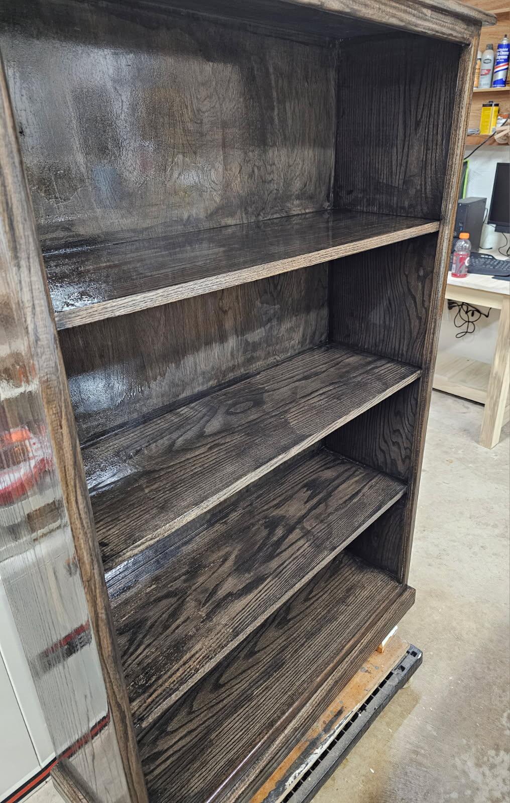 Bowling Ball Shelves and Book Shelves
