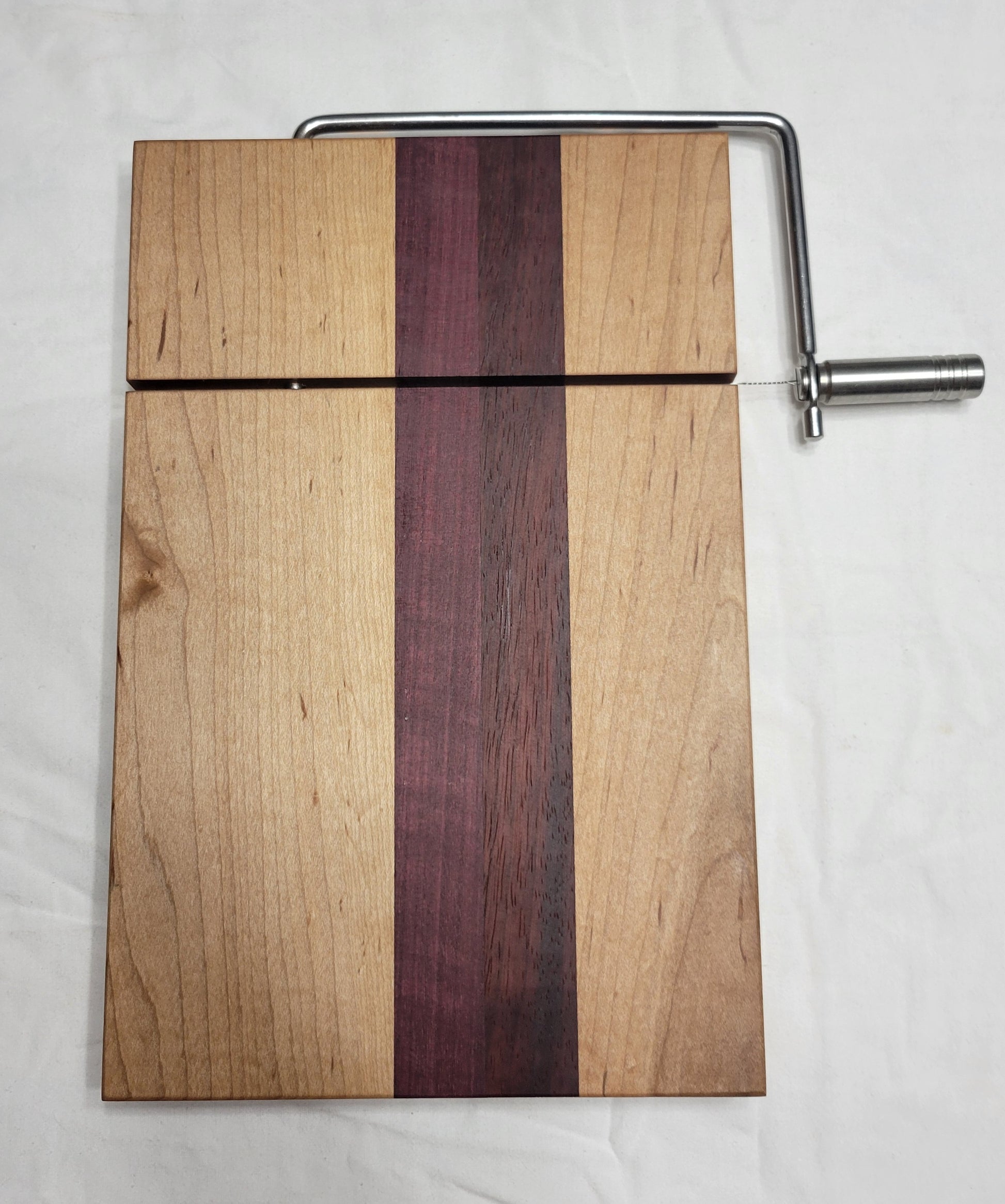 Maple, Padauk, and Purpleheart Cheese Board