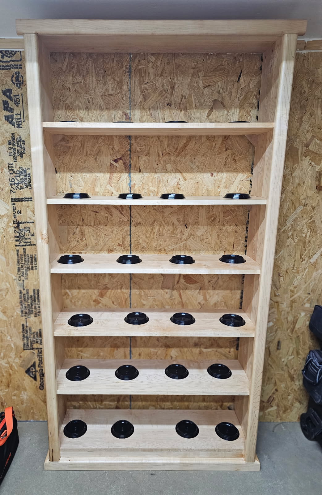 Bowling Ball Shelves and Book Shelves