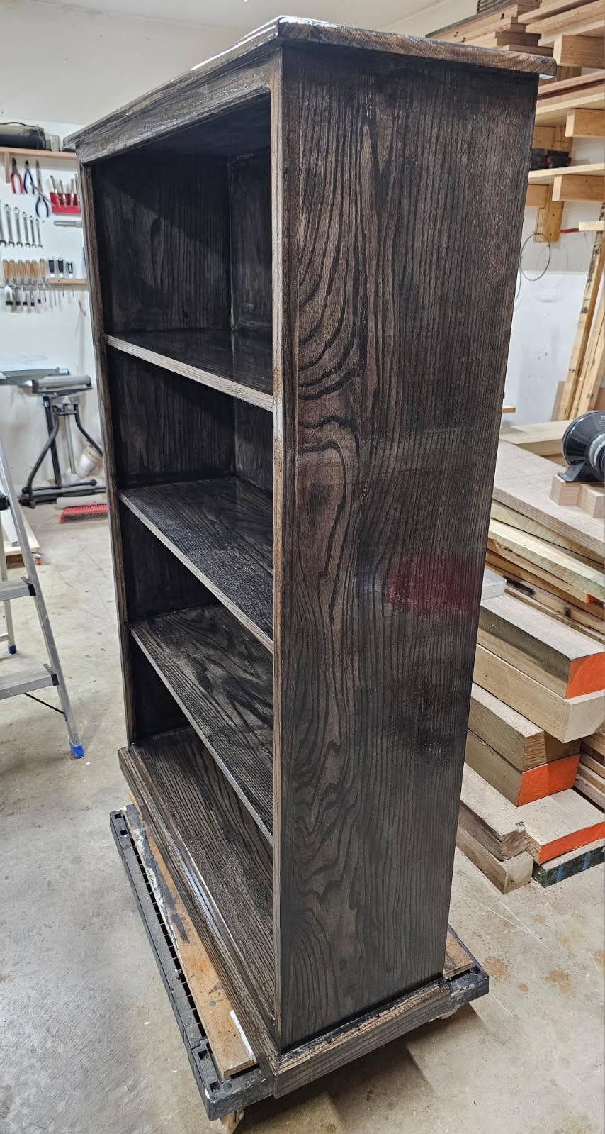 Bowling Ball Shelves and Book Shelves