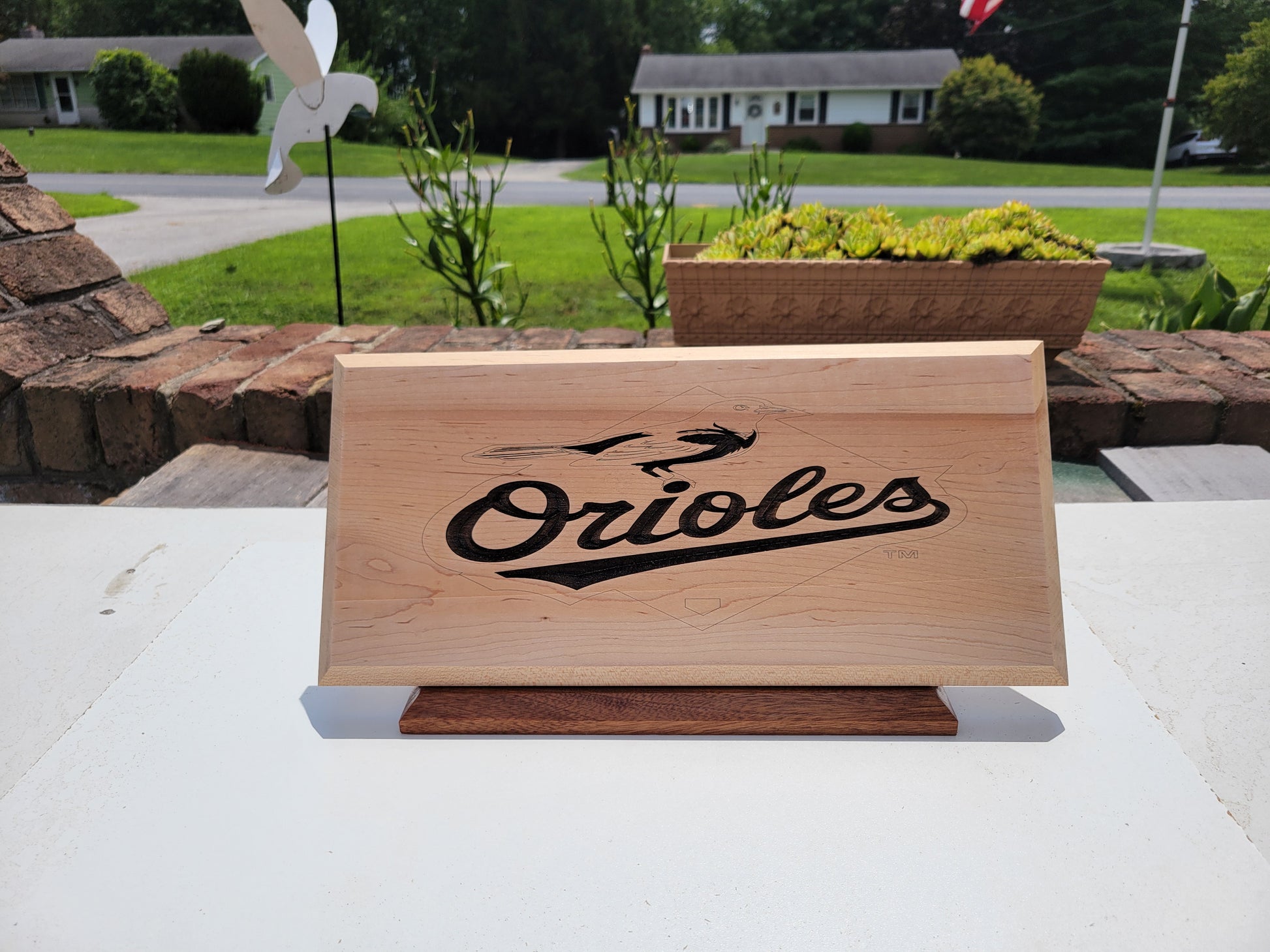 Orioles with Oriole Bird and Home Plate